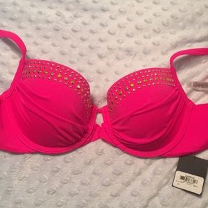 Brand new bikini top with tags.